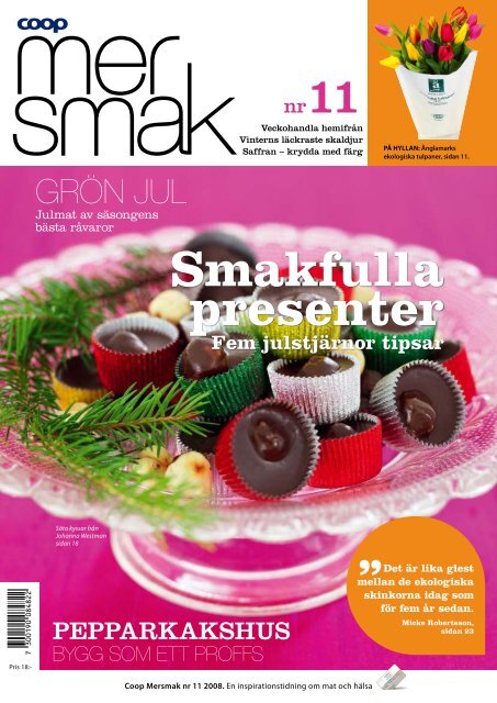 Smakfulla Presenter Fem Julstjarnor Tipsar Coop