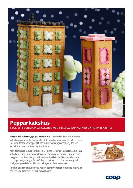 Pepparkakshus - Coop