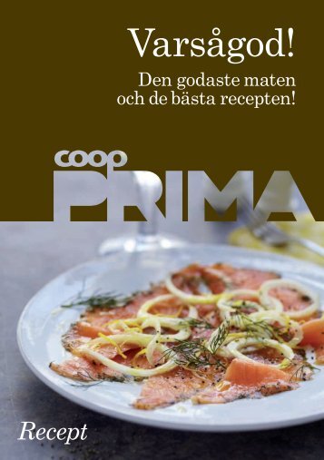 Coop Prima receptbroschyr