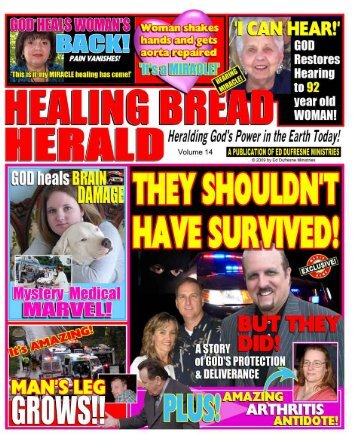 Volume 14 / HEALING BREAD HERALD - Ed Dufresne Ministries