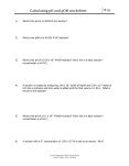 Printables Ph And Poh Worksheet calculating ph and poh worksheet everett community college