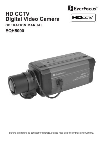 HD CCTV Digital Video Camera - Everfocus