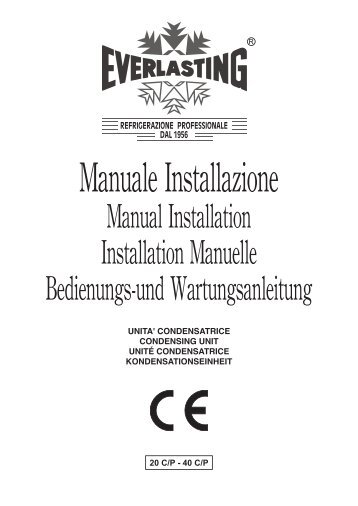 MANUALE ABBATTITORI DI TEMPERATURA - Everlasting