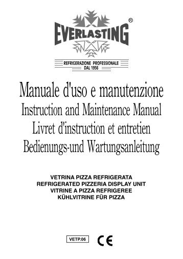 InstructionandMaintenanceManual Livretd'instructionet ... - Everlasting