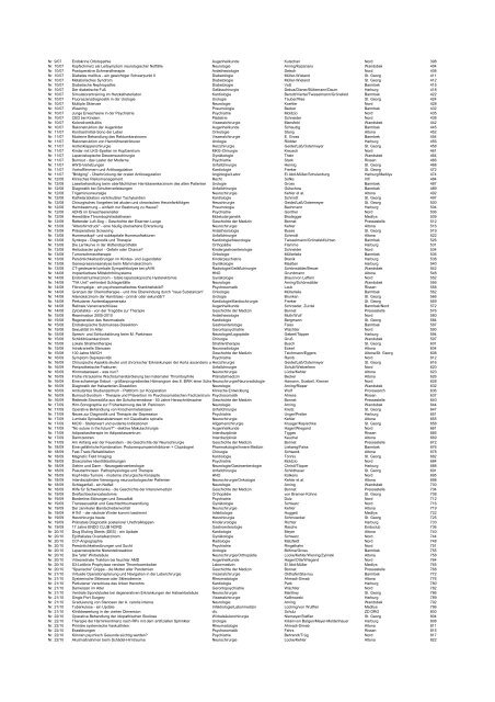 Gesamtinhaltsverzeichnis (PDF) - Asklepios