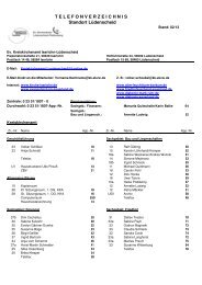 Telefonverzeichnis Lüdenscheid - Ev. Kirchenkreis Lüdenscheid ...