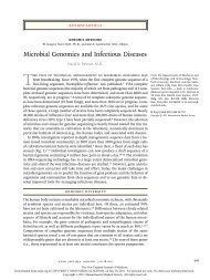 Microbial Genomics and Infectious Diseases - Evernote