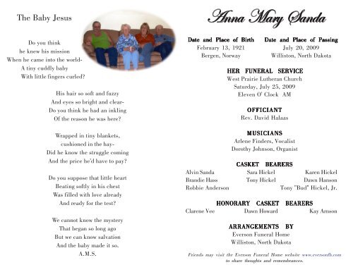 Sanda Anna.p65 - Everson Funeral Home
