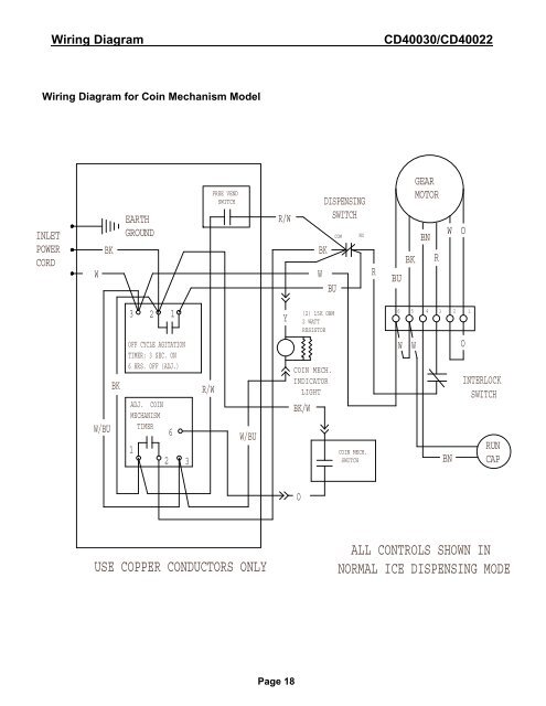 CD40022 Dispenser - Technical Manual - Ice-O-Matic