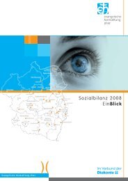 Sozialbilanz 2008 - Evangelische Heimstiftung Pfalz