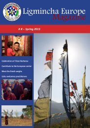 Ligmincha Europe Magazine # 8 – Spring 2013