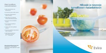 Niksejä ja neuvoja turvalliseen ruoanlaittoon Niksejä ja ... - Evira