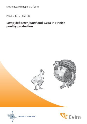 Campylobacter jejuni and C.coli in Finnish ... - Helda - Helsinki.fi