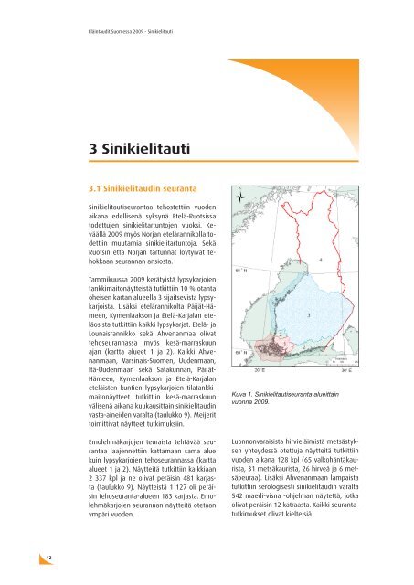 Eläintaudit Suomessa 2009 - Evira