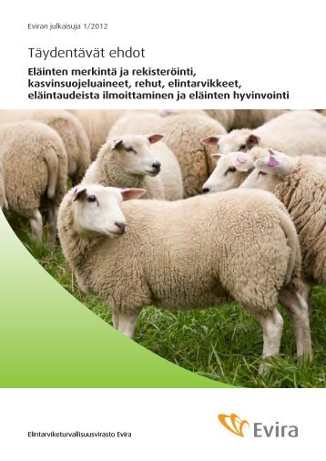 Täydentävät ehdot - Eläinten merkintä ja ... - Maaseutuvirasto