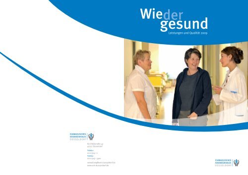 Qualitätsbericht 2008 - Evangelisches Krankenhaus Düsseldorf