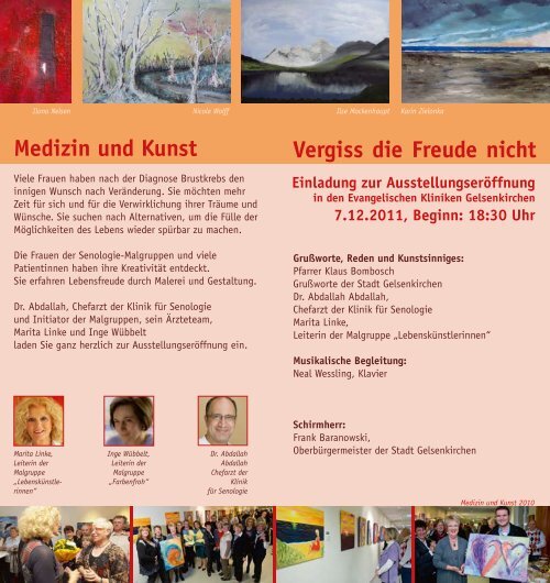 Flyer zur Veranstaltung - Evangelische Kliniken Gelsenkirchen GmbH