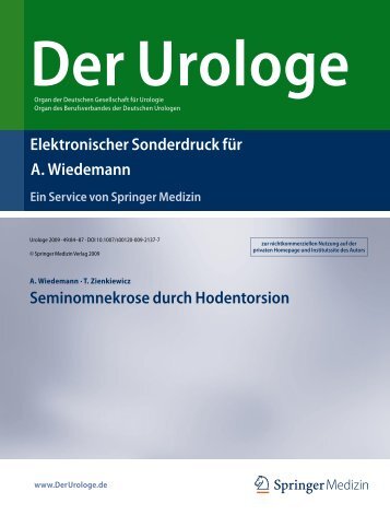 Seminomnekrose durch Hodentorsion - Evangelisches ...