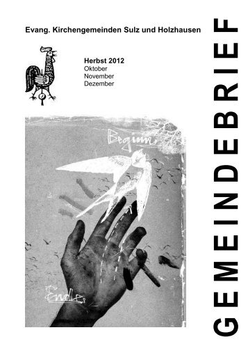 Gemeindebrief Herbst 2012 - Evangelische Kirchengemeinde Sulz ...