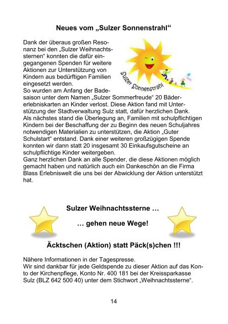 Gemeindebrief Herbst 2012 - Evangelische Kirchengemeinde Sulz ...