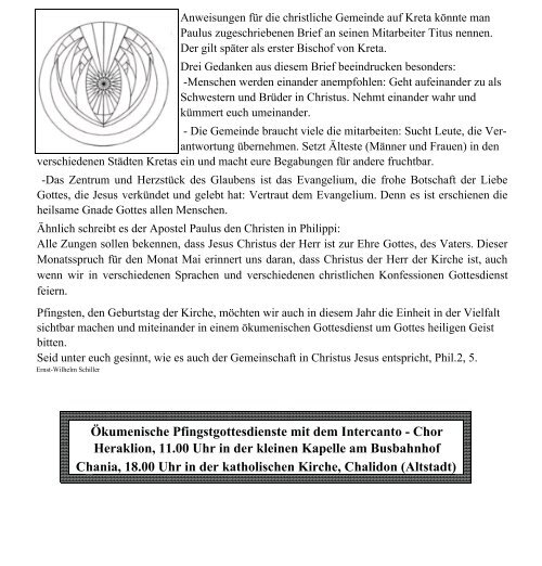 Gemeindebrief Nr. 4 Mai - Juni 2007 - Evangelische ...