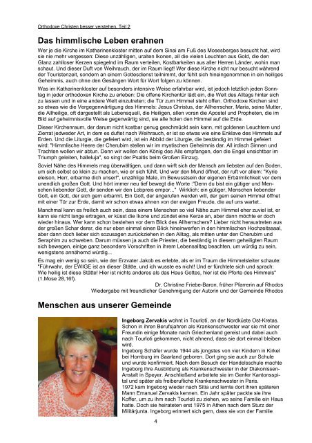 Gemeindebrief Nr. 19 November 2010 - März 2011 - Evangelische ...