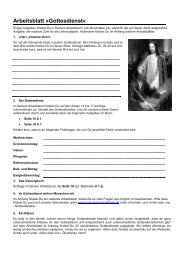 Arbeitsblätter - pdf - Evangelische Kirchengemeinde Bischofsheim