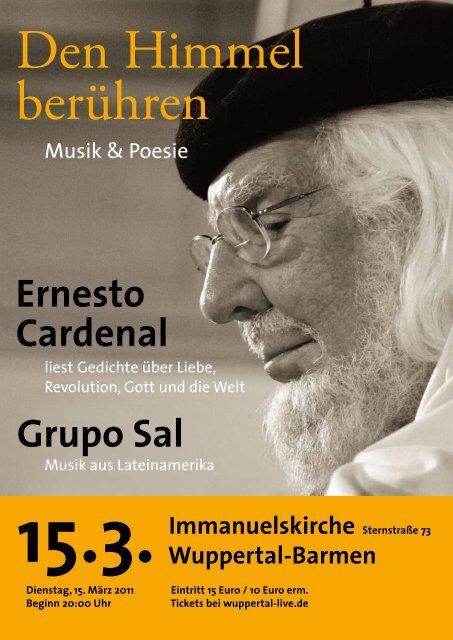 Ernesto Cardenal in Wuppertal - Evangelisch in Wuppertal