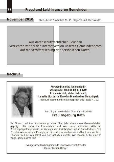 + PDF (1) Download - Evangelische Kirche Saar