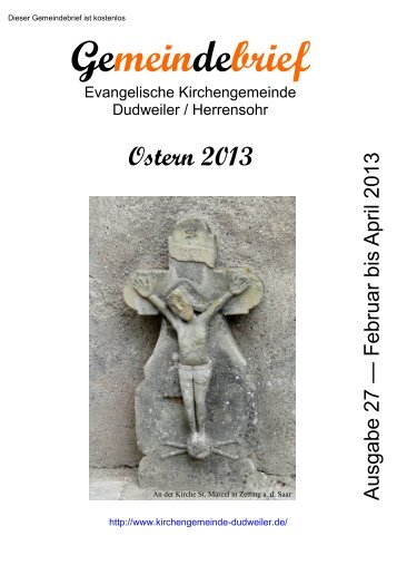 + PDF (1) Download - Evangelische Kirche Saar