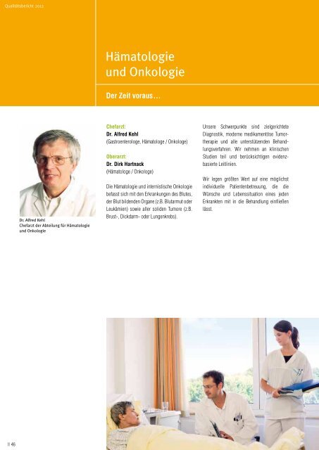 Qualitäts- und Jahresbericht 2011 |2012 - Ev. Krankenhaus Wesel