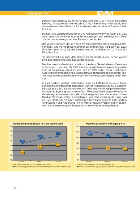 Bericht über das Geschäftsjahr 2007/2008 - EVM Berlin eG