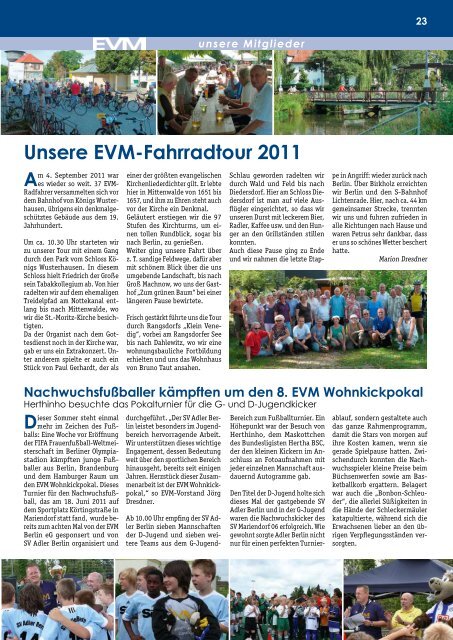 Report - EVM Berlin eG