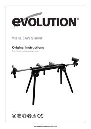 MITRE SAW STAND - Evolution Power Tools Ltd.