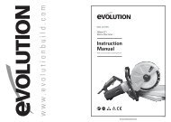 Instruction Manual - Evolution Power Tools Ltd.