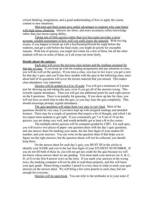 Syllabus for Psych 231: Psychology of Human Sexuality Spring ...