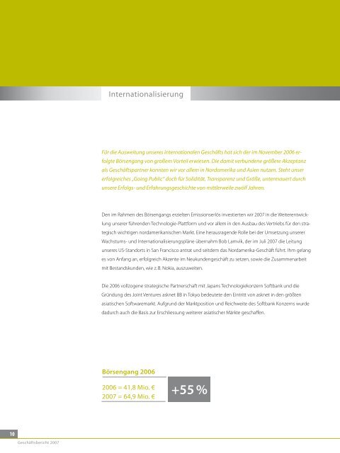 Geschäftsbericht 2007 (PDF) - Asknet