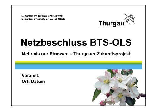 Netzbeschluss BTS-OLS - EVP Thurgau