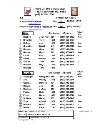 Roster 11-12 - evstl.net