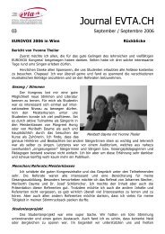 Bericht EUROVOX 2006 in Wien - EVTA