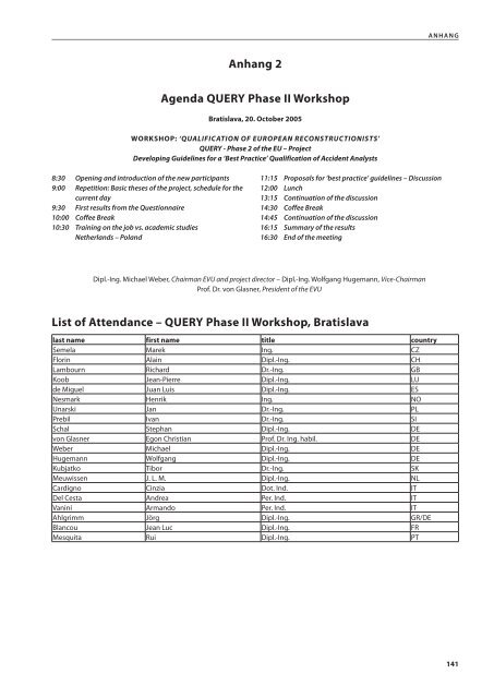 DAS QUERY PROJEKT - European Commission - Europa