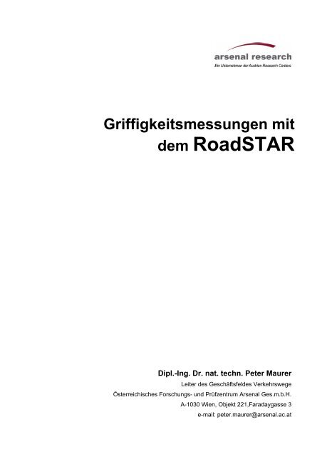 Griffigkeitsmessung.pdf - EVU e.V.