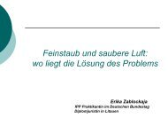 Feinstaub und saubere Luft: wo liegt die Lösung des Problems - EVUR