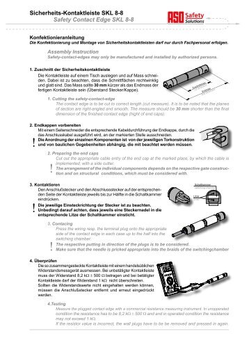 Anleitung - ASO Safety