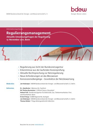 Regulierungsmanagement - EW Medien