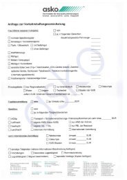 Verkehrshaftung Analysebogen zur Angebotserstellung (kurz)