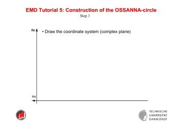 EMD Tutorial 5: Construction of the OSSANNA-circle