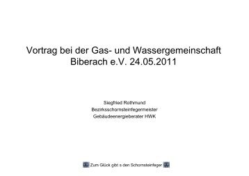 (Microsoft PowerPoint - Vortrag Gas- und ... - e.wa riss