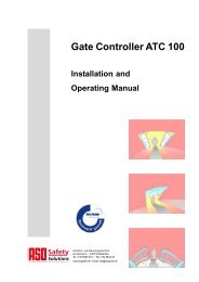 Gate Controller ATC 100 Installation and Operating ... - ASO Safety