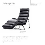 Einzelliege Lara. - Ewald Schillig